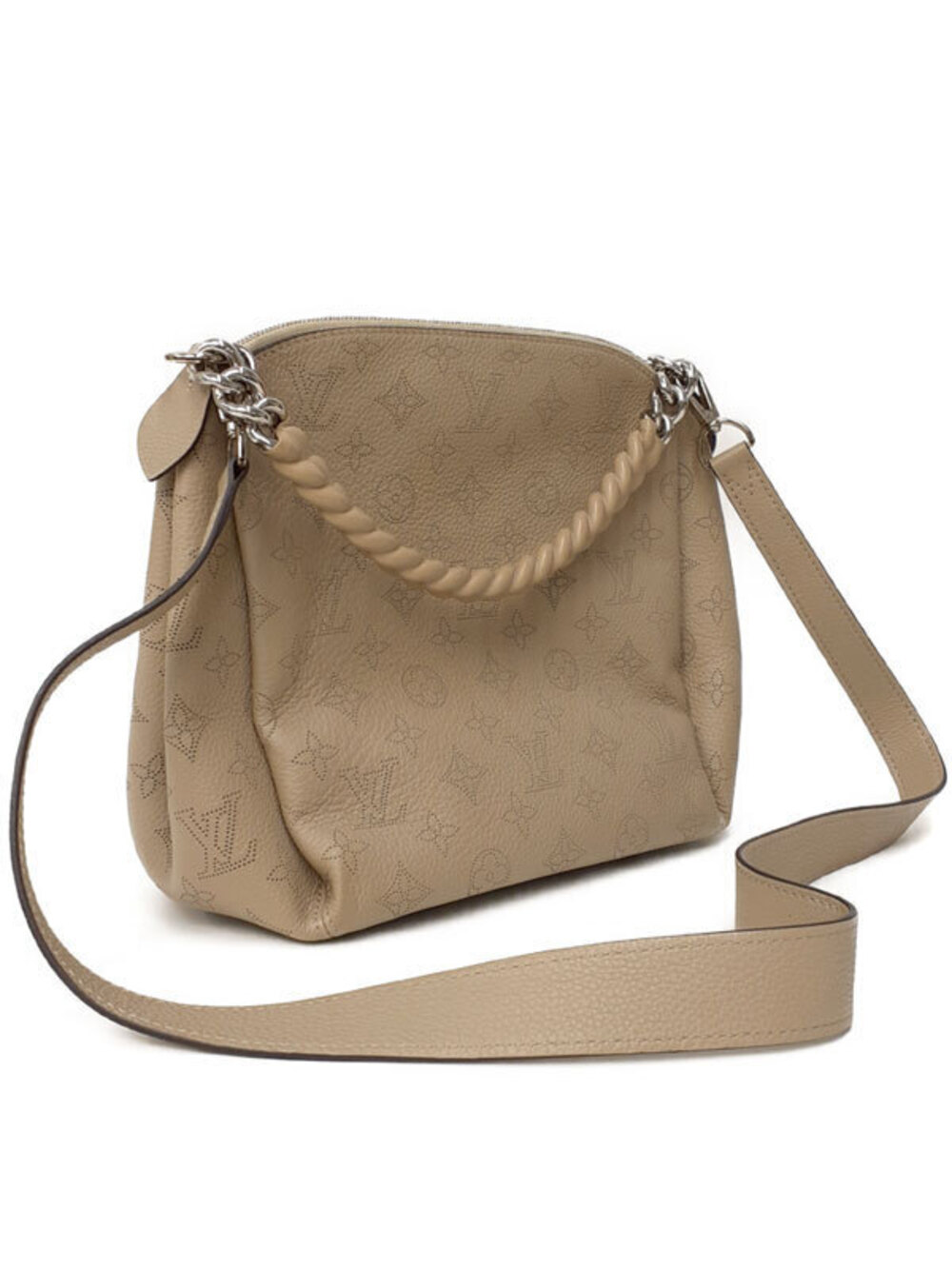 Louis Vuitton Chain Mahina Bag Babylon Black